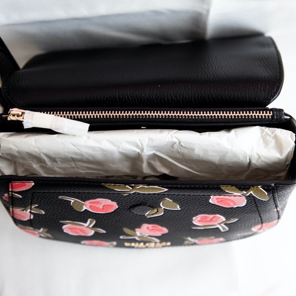 Kate Spade Ditsy Rose Medium Saddle Bag with Knot - Picture 5 of 7